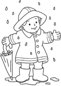 Fisă de colorat cu Toamna de colorat p13