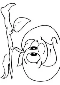 Fisă de colorat cu Toamna de colorat p15