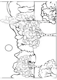 Fisă de colorat cu Toamna de colorat p29