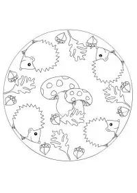 Fisă de colorat cu Toamna de colorat p32