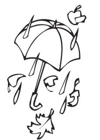 Fisă de colorat cu Toamna de colorat p41