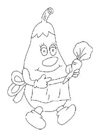 Fisă de colorat cu Toamna de colorat p85