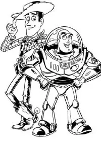 Toy Story de colorat