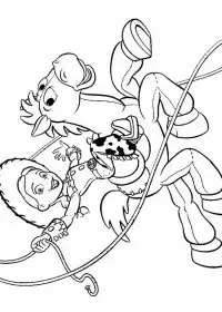 Fisă de colorat cu Toy story de colorat p06