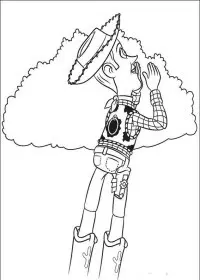 Fisă de colorat cu Toy story de colorat p100