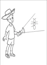 Fisă de colorat cu Toy story de colorat p101