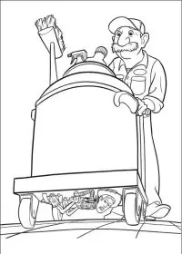 Fisă de colorat cu Toy story de colorat p115