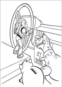 Fisă de colorat cu Toy story de colorat p19