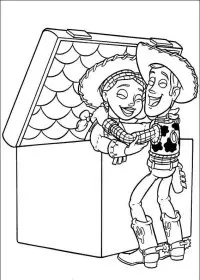 Fisă de colorat cu Toy story de colorat p28