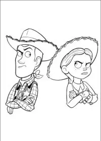 Fisă de colorat cu Toy story de colorat p30