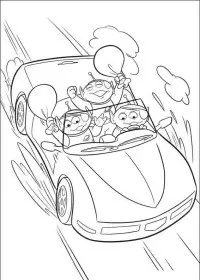 Fisă de colorat cu Toy story de colorat p37