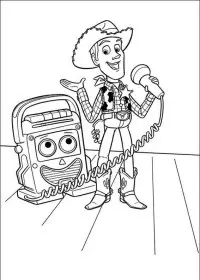 Fisă de colorat cu Toy story de colorat p44