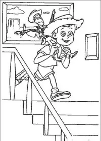 Fisă de colorat cu Toy story de colorat p67