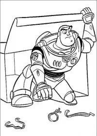Fisă de colorat cu Toy story de colorat p80