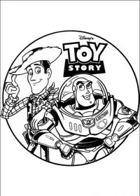 Fisă de colorat cu Toy story de colorat p83