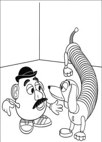 Fisă de colorat cu Toy story de colorat p85