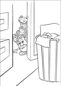 Fisă de colorat cu Toy story de colorat p86