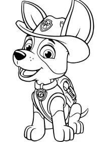 Patrula Cățelușilor de colorat p73