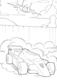 Fisă de colorat cu Transformers de colorat p14