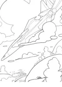 Fisă de colorat cu Transformers de colorat p18