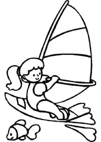 Fisă de colorat cu Vacanta de colorat p15