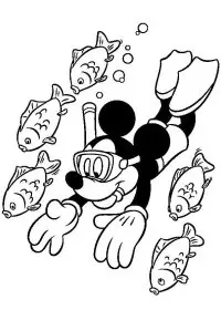 Fisă de colorat cu Vacanta de colorat p29