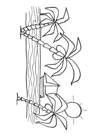 Fisă de colorat cu Vacanta de colorat p47