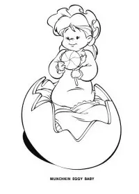 Fisă de colorat cu Vrajitorul din oz de colorat p23