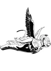 Fisă de colorat cu Vrajitorul din oz de colorat p28