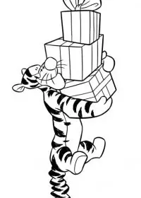 Winnie The Pooh de colorat