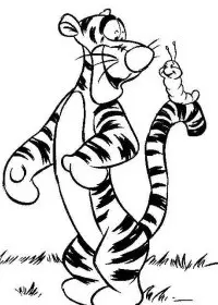 Fisă de colorat cu Winnie the pooh de colorat p04