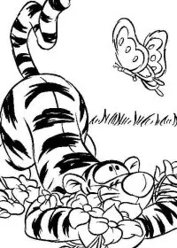 Fisă de colorat cu Winnie the pooh de colorat p05