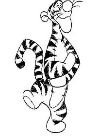 Fisă de colorat cu Winnie the pooh de colorat p08