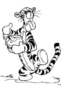 Fisă de colorat cu Winnie the pooh de colorat p10