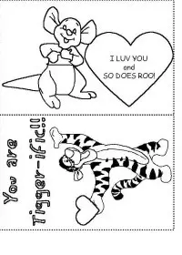 Fisă de colorat cu Winnie the pooh de colorat p105