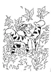 Fisă de colorat cu Winnie the pooh de colorat p11