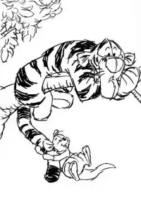 Fisă de colorat cu Winnie the pooh de colorat p117