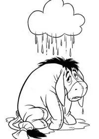 Fisă de colorat cu Winnie the pooh de colorat p118