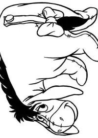 Fisă de colorat cu Winnie the pooh de colorat p120