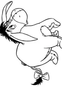 Fisă de colorat cu Winnie the pooh de colorat p121