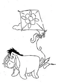 Fisă de colorat cu Winnie the pooh de colorat p126