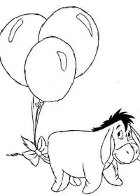 Fisă de colorat cu Winnie the pooh de colorat p131