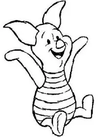 Fisă de colorat cu Winnie the pooh de colorat p141