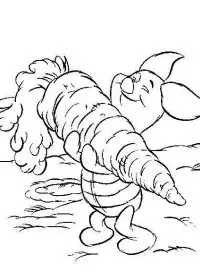 Fisă de colorat cu Winnie the pooh de colorat p145