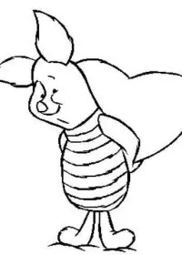 Fisă de colorat cu Winnie the pooh de colorat p150