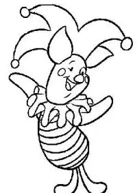 Fisă de colorat cu Winnie the pooh de colorat p169