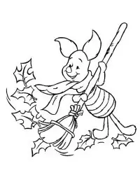 Fisă de colorat cu Winnie the pooh de colorat p171