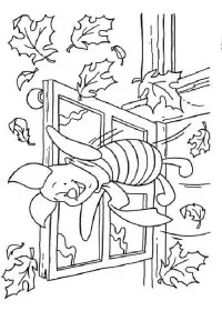 Fisă de colorat cu Winnie the pooh de colorat p172