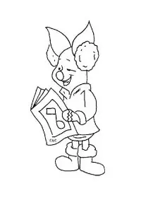 Fisă de colorat cu Winnie the pooh de colorat p174