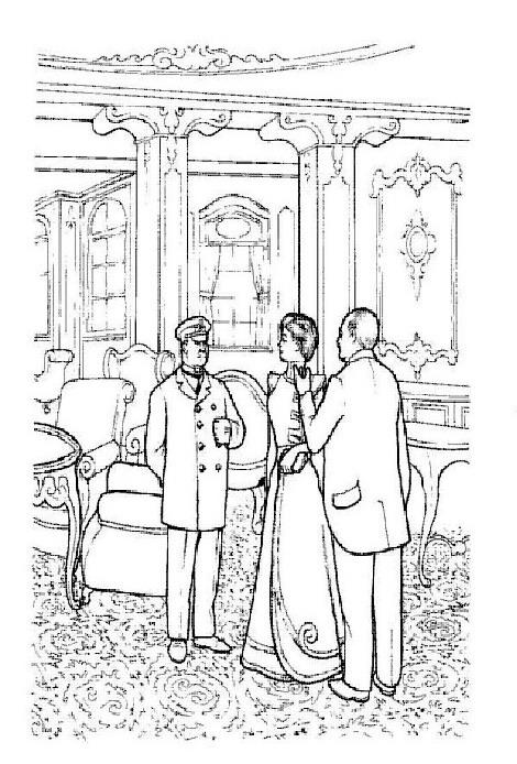 Fisă de colorat cu Titanic de colorat p02